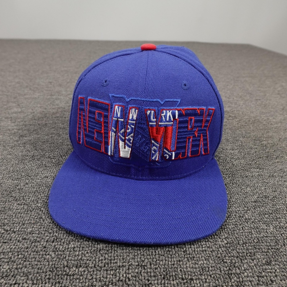 New York Rangers Hat Cap Snap Back Boys One Size Blue Red NHL Hockey Youth
